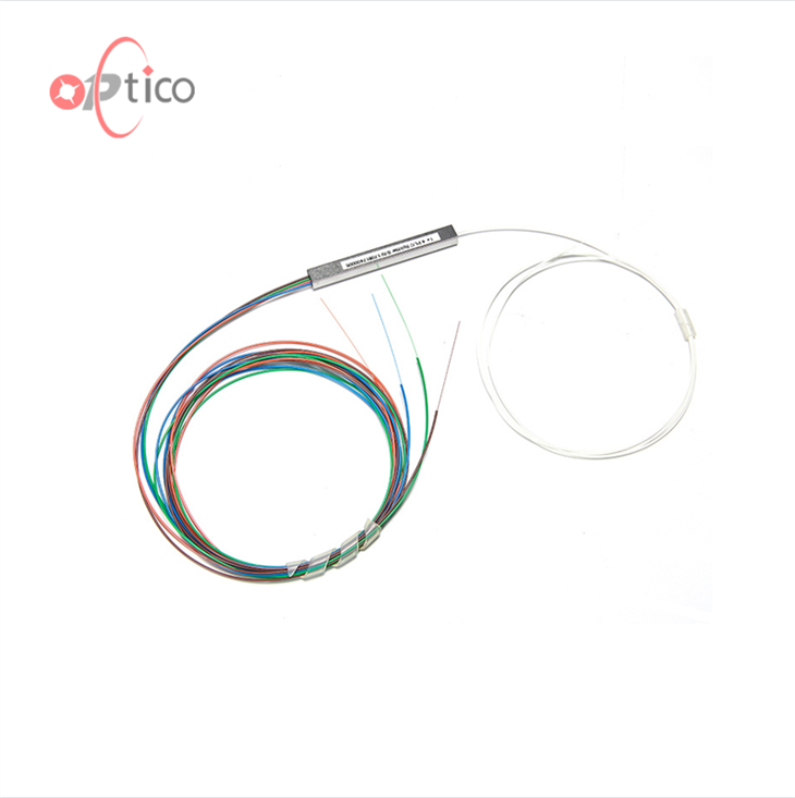 Divisor PLC tipo fibra desnuda 2x2