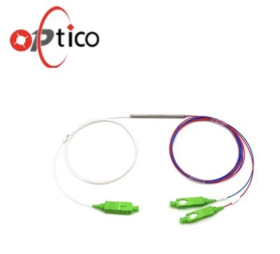 Divisor PLC con mantenimiento de polarización Divisor PM asimétrico
